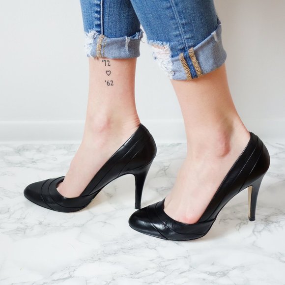 Aldo Shoes - Black Leather Pumps